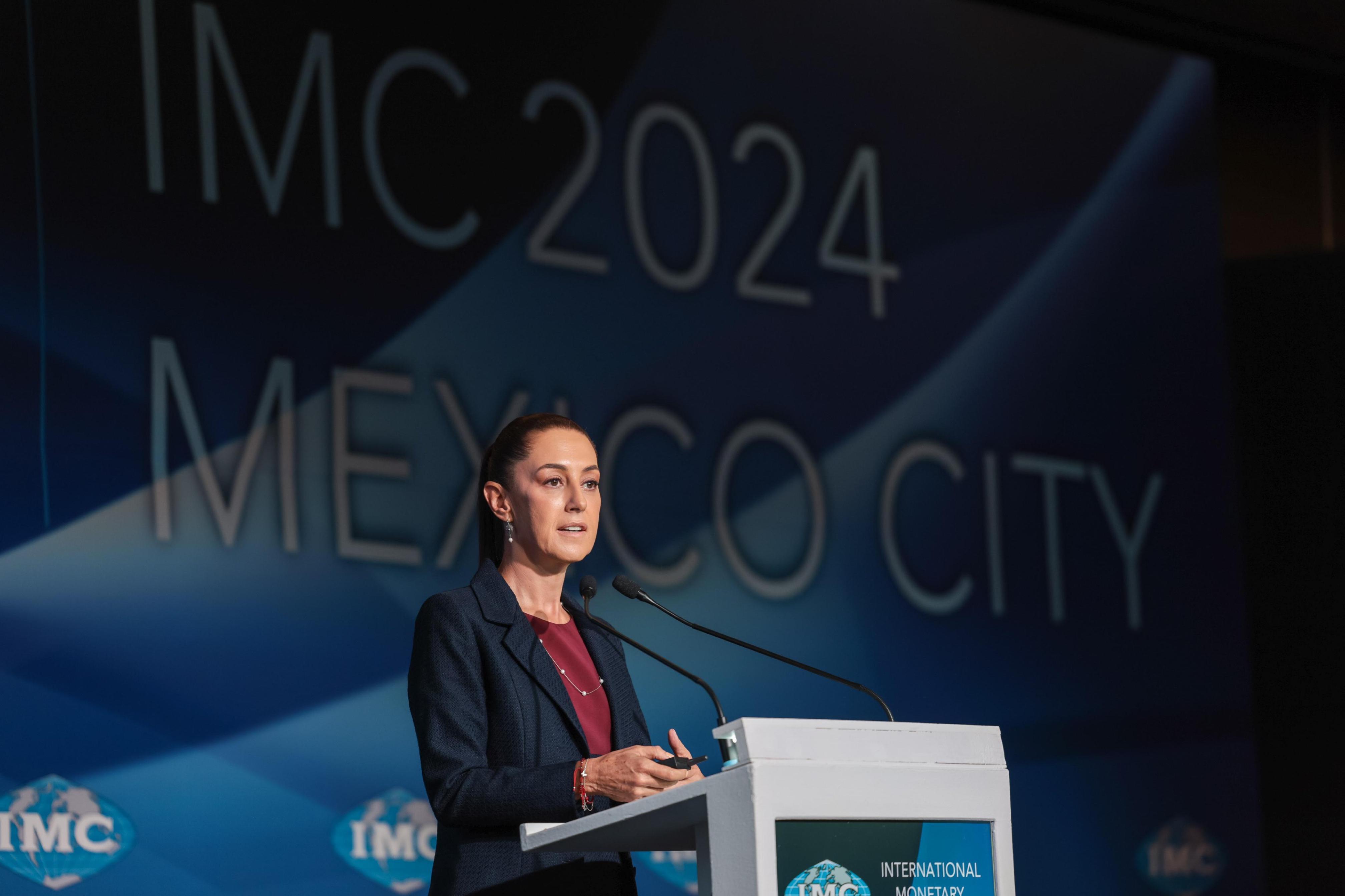 Presenta Claudia Sheinbaum el proyecto “Prosperidad Compartida”, ante 150 banqueros de diferentes partes del mundo