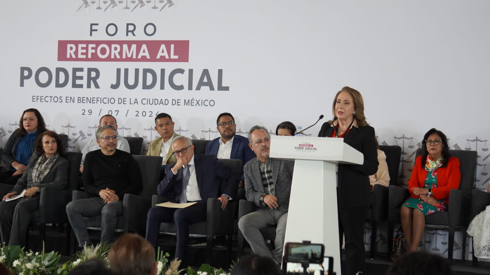 Pide ministra Esquivel a Poderes Judicial y Legislativo trabajar en unidad por la reforma al Poder Judicial