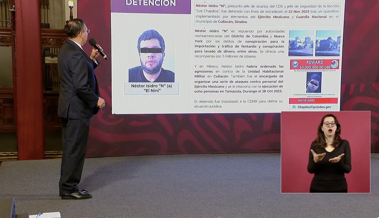 Confirma Luis Rodríguez Bucio captura de “El Nini”