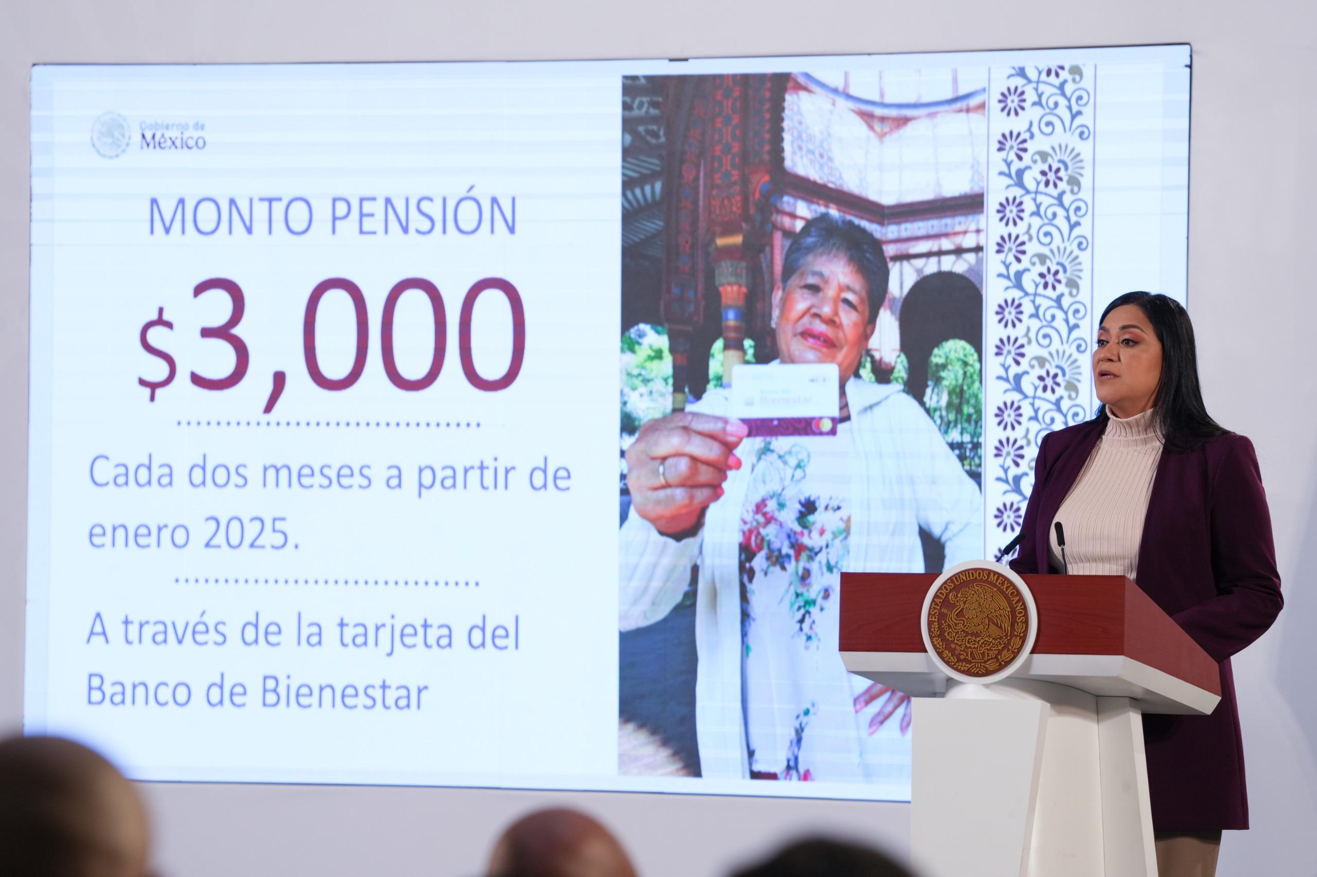 Constará de 3 mil pesos bimestrales pensión para Adultas Mayores: Ariadna Montiel