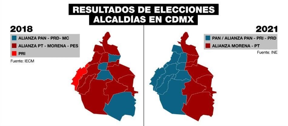 La disputa por las alcaldías de la Ciudad de México