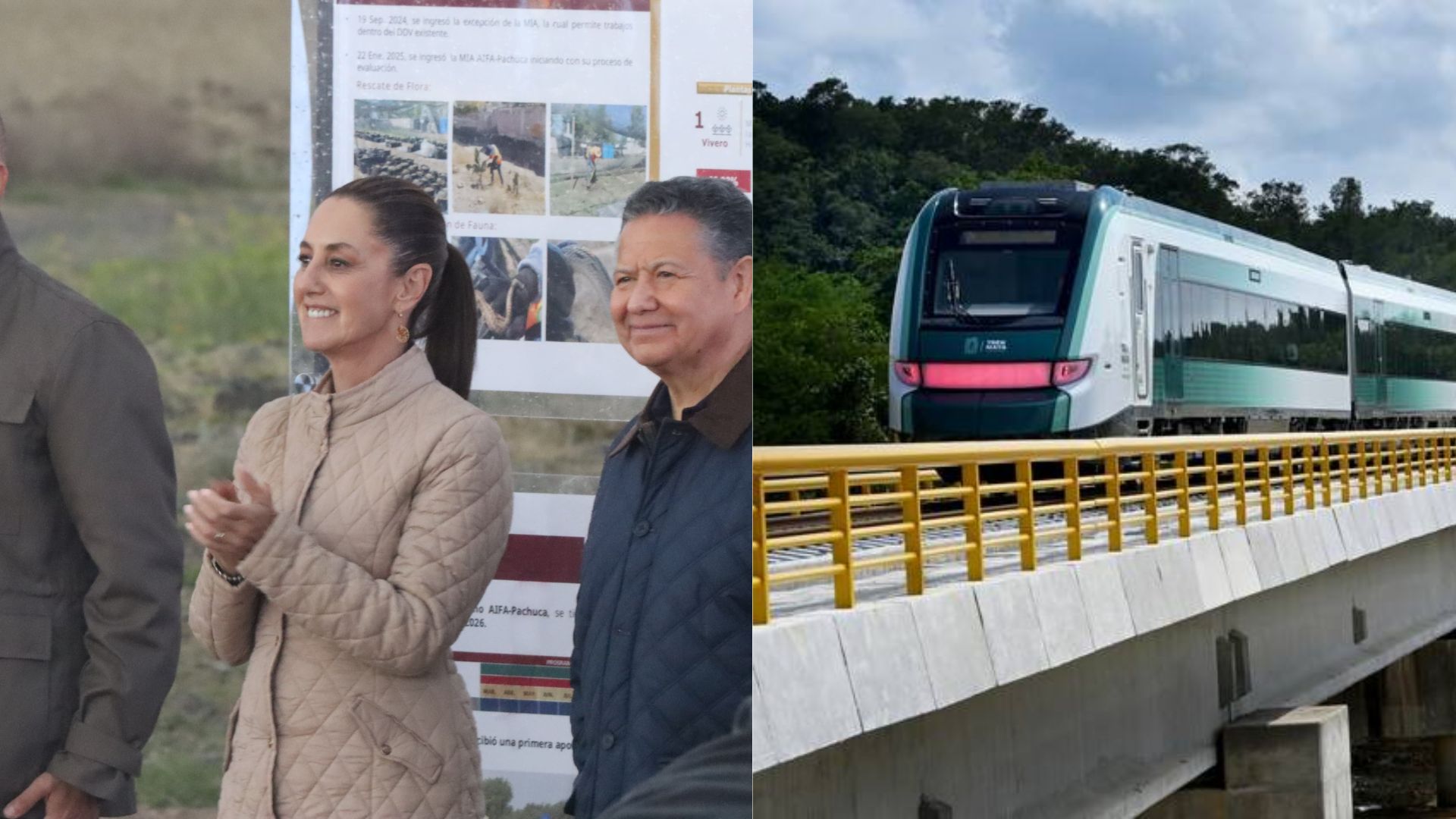 Encabeza la Presidenta Claudia Sheinbaum arranque de obras del Tren México-Pachuca