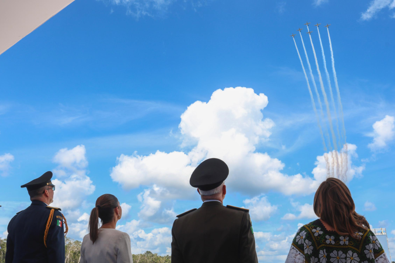 “La Fuerza Aérea Mexicana es un pilar de la defensa nacional”; Claudia Sheinbaum