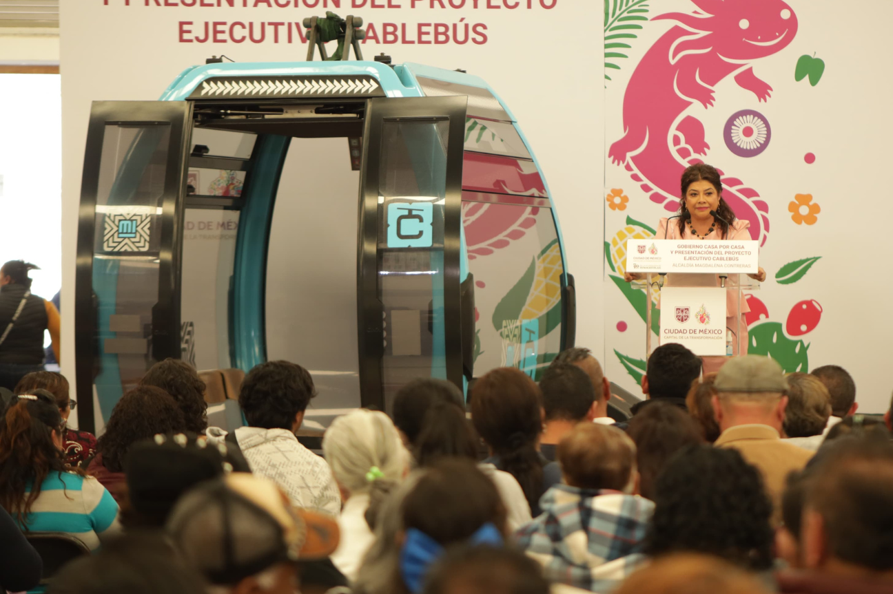 ¡Tendrá Cablebús la Magdalena Contreras! Anuncia Clara Brugada proyectos para la alcaldía