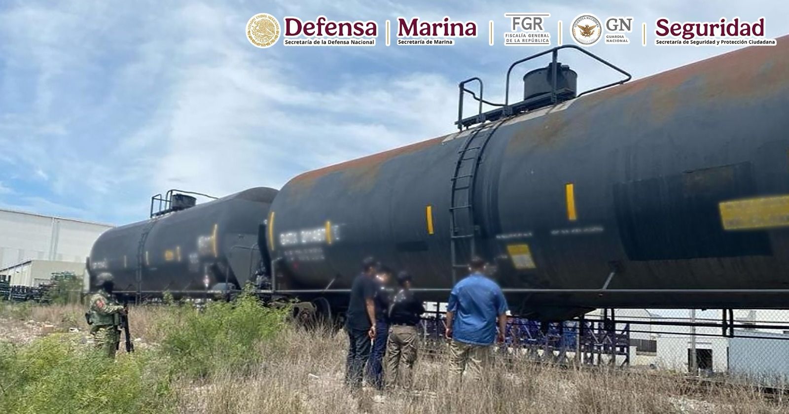 Aseguran 15.4 millones de litros de hidrocarburo en Coahuila; es el mayor decomiso de su tipo en la actual administración
