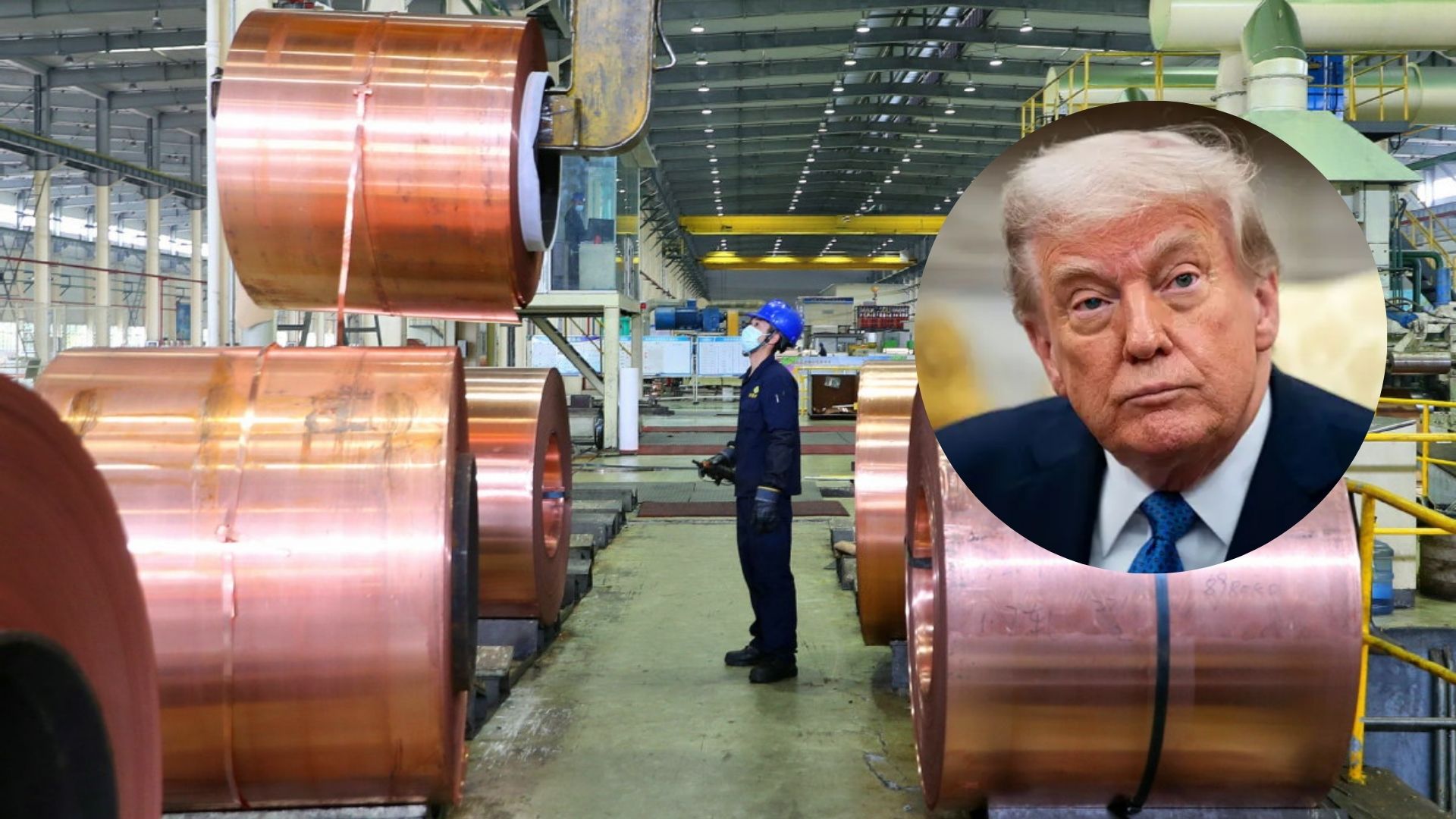Impone Trump aranceles del 50 % al cobre importado y ordena medidas para reactivar industria nacional