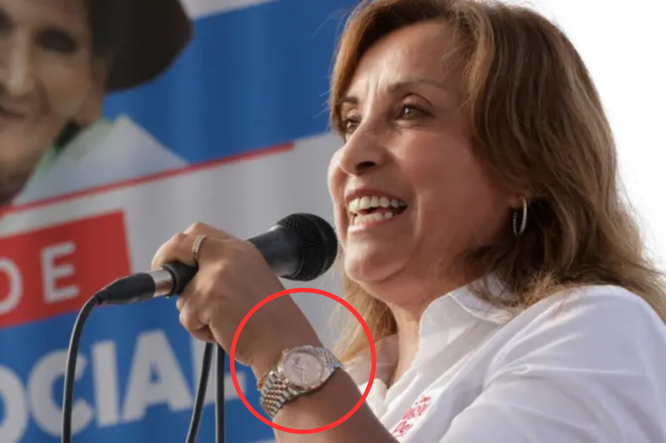 Comparece Dina Boluarte por la procedencia de sus relojes de lujo y joyas no declaradas
