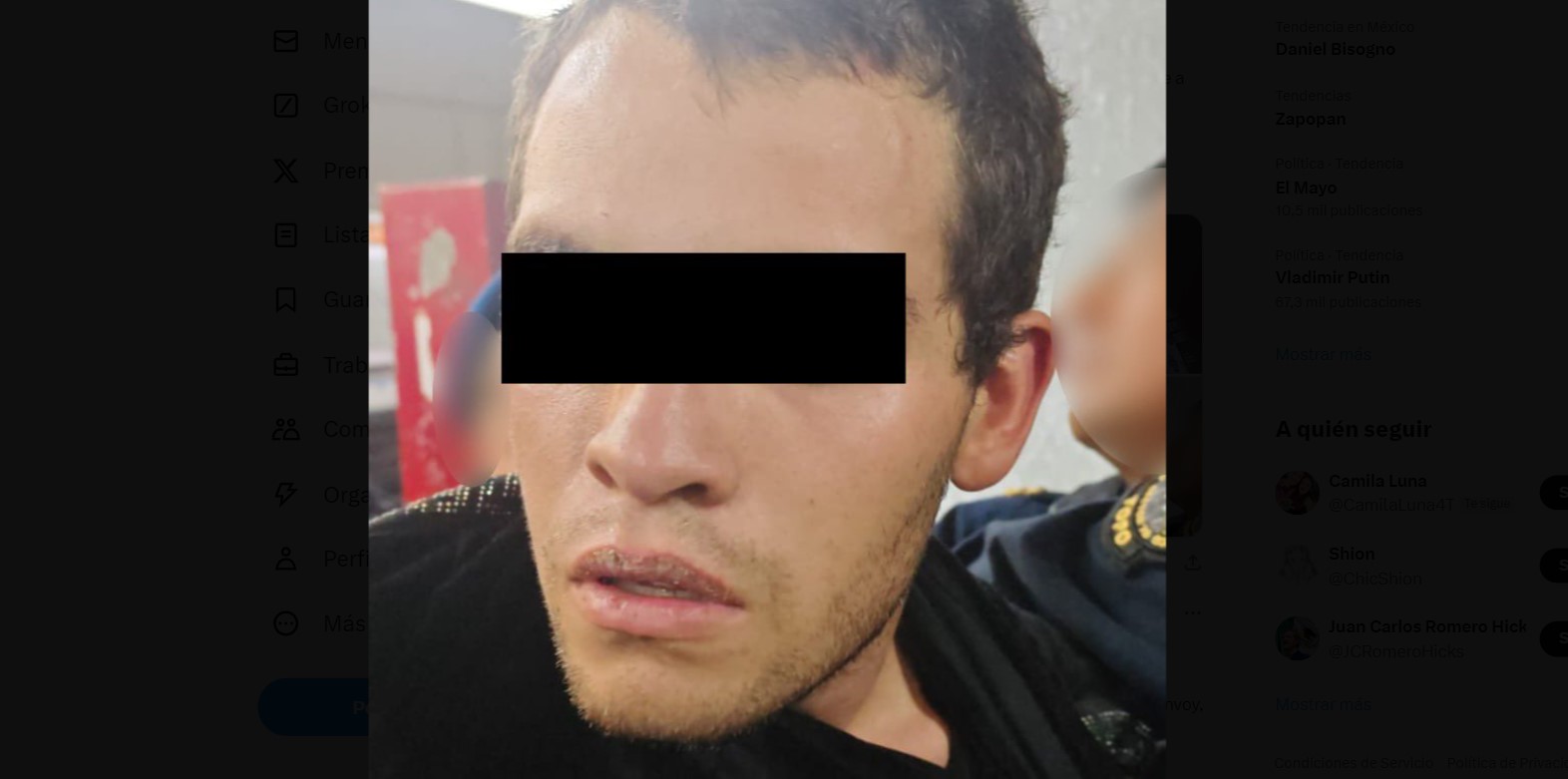 Detienen a sujeto que agredió a pasajeros del Metro de la CDMX