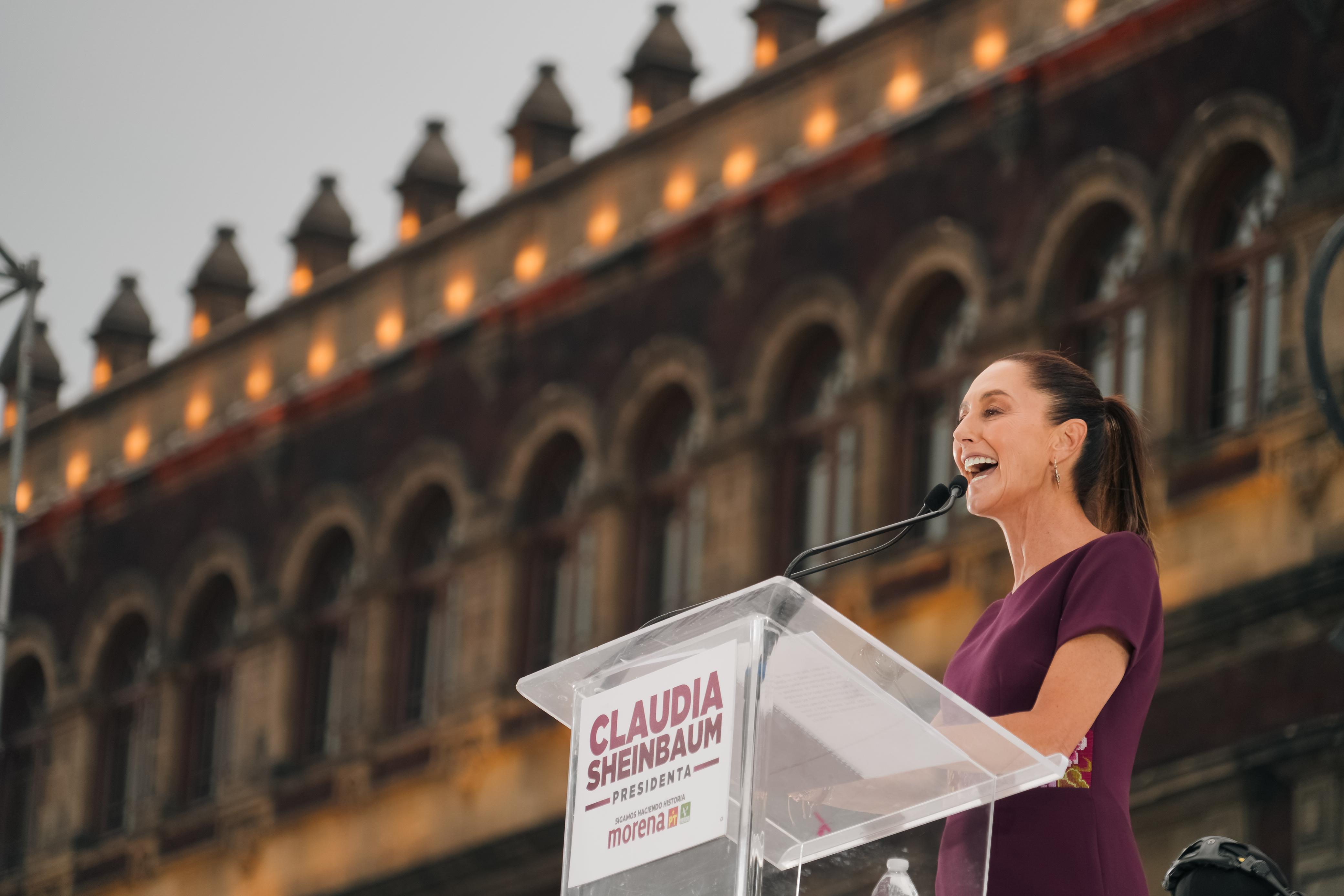 “Es tiempo de mujeres y es tiempo de transformación”: Claudia Sheinbaum desde el Zócalo