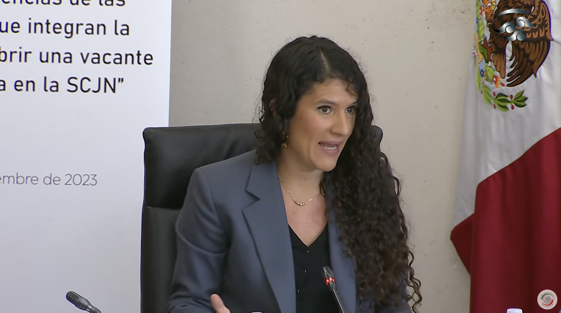 “Las coincidencias construyen”, descarta Bertha Alcalde Luján conflicto de interés en su postulación a ministra de la SCJN