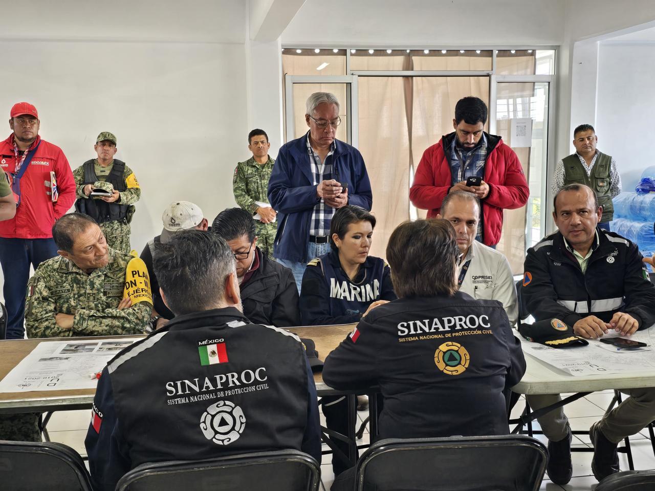 Continúa Coordinación Nacional de Protección Civil despliegue de acciones de recuperación en Chalco