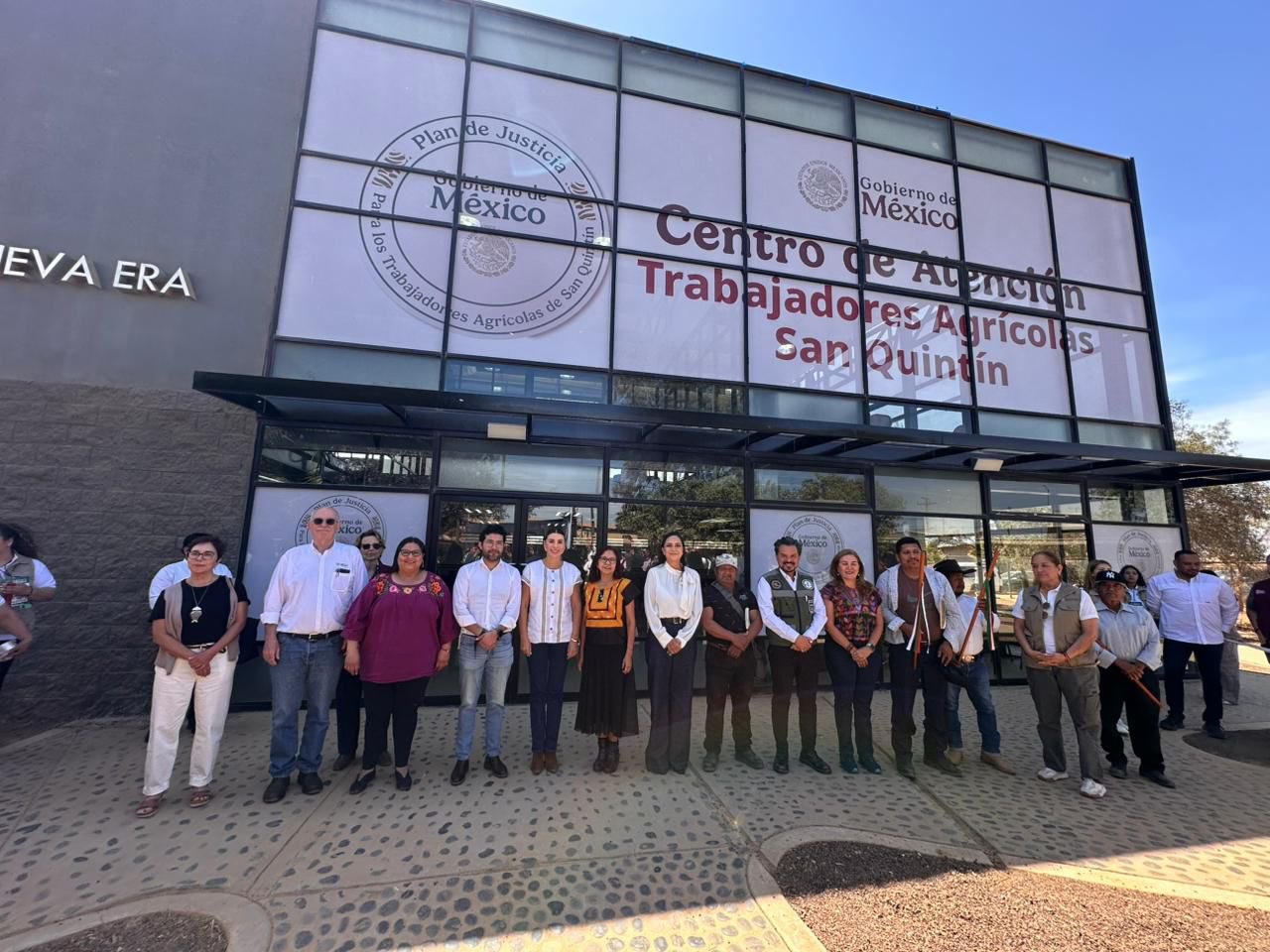 Inaugura Secretaría de Bienestar y autoridades de Baja California el Centro de Atención Integral para Trabajadores Agrícolas en San Quintín