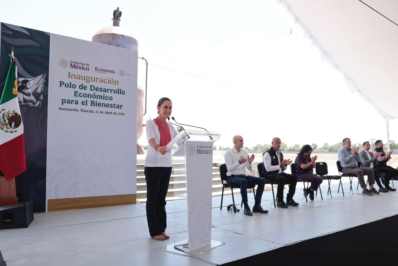 “Más producción y bienestar”, inaugura Claudia Sheinbaum primer Polo de Desarrollo para el Bienestar en Huamantla, Tlaxcala