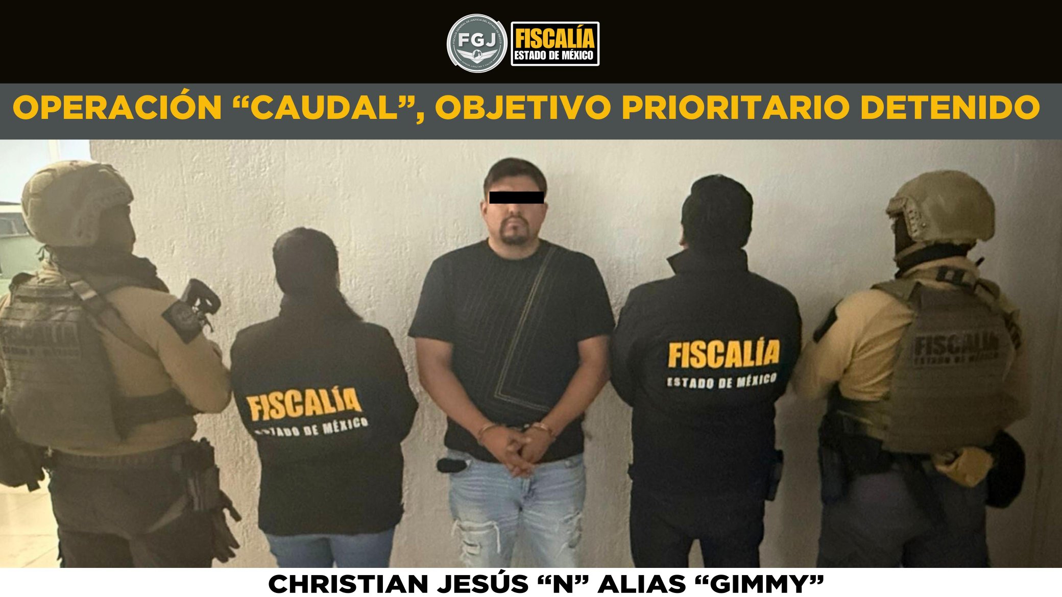 Detienen a Christian Jesús “N”, regidor de Chalco e identificado como líder del “Sindicato 22 de Octubre”