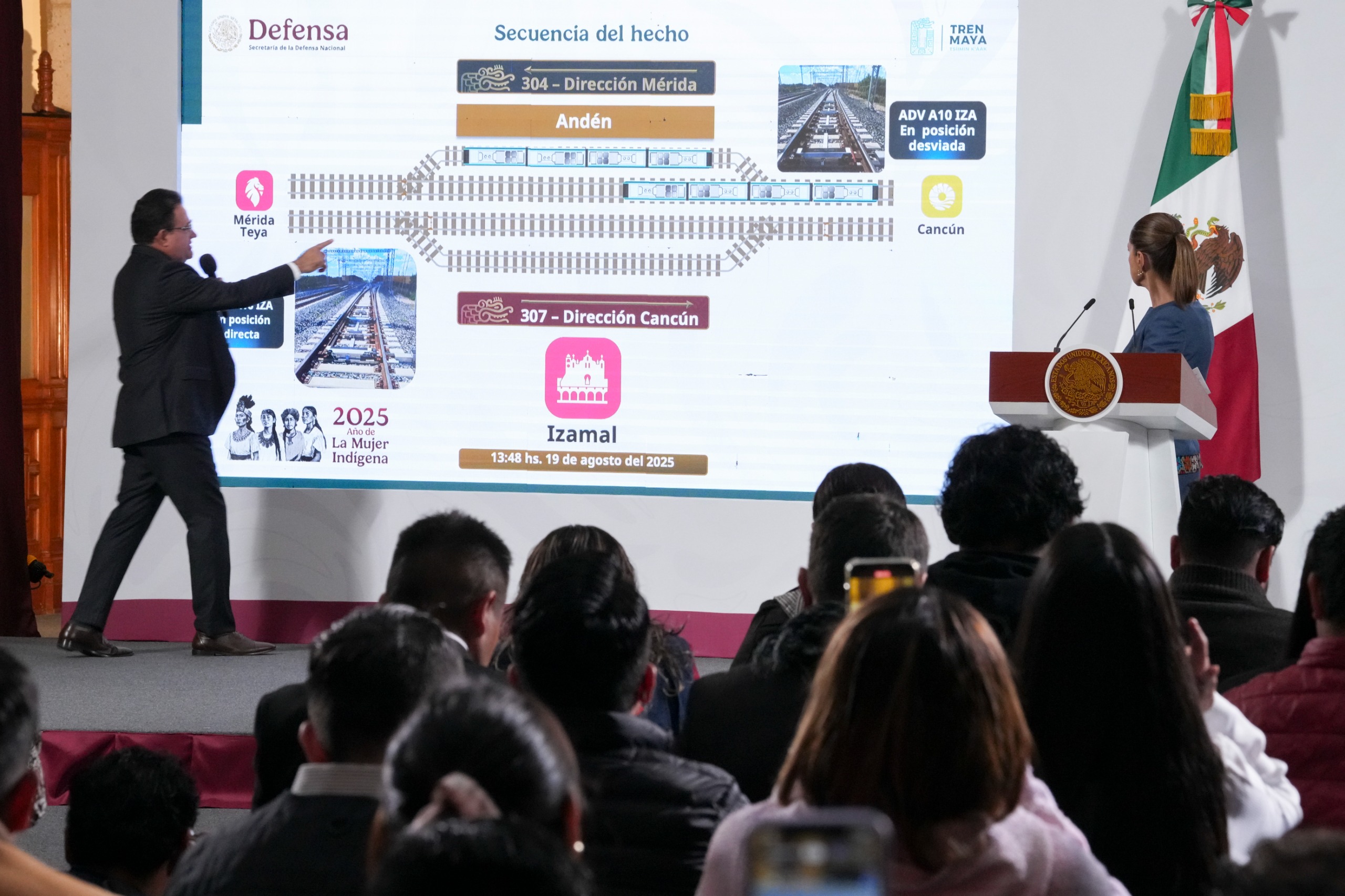 Descartan descarrilamiento del Tren Maya; “fue percance de vía”, explica Director