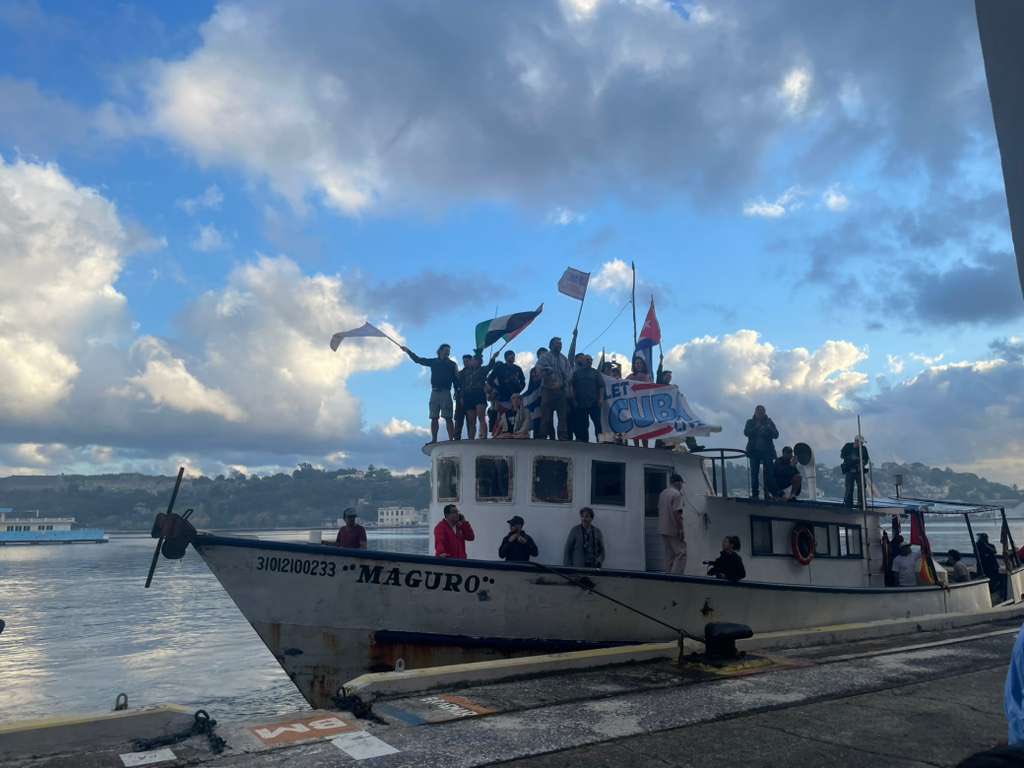 Arriba a La Habana la flotilla “Nuestra América” con 30 toneladas de ayuda humanitaria