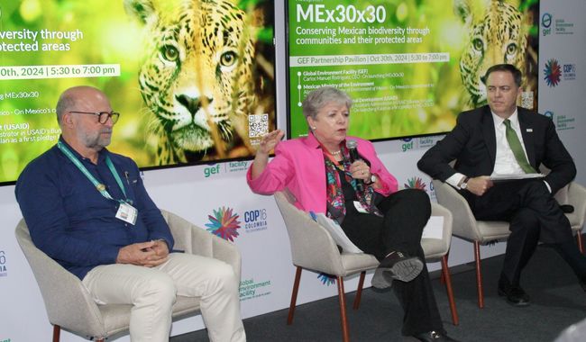 Anuncia Alicia Bárcena inversión de 40 millones de dólares en protección de Áreas Naturales