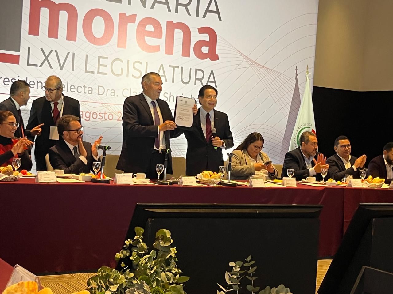Elige Morena a Gerardo Fernández Noroña como presidente del Senado y a Adán Augusto López como coordinador de bancada