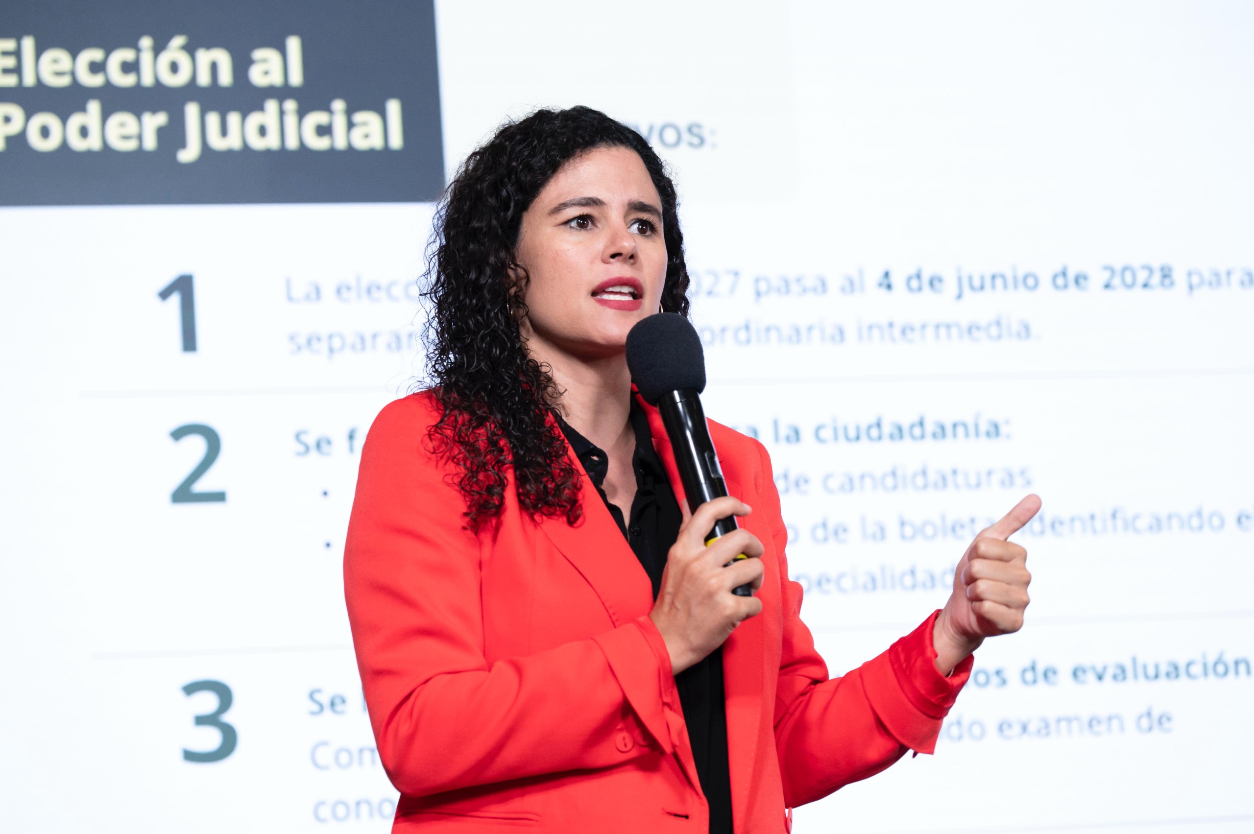 Destaca Luisa María Alcalde avances de las tres reformas para fortalecer la democracia