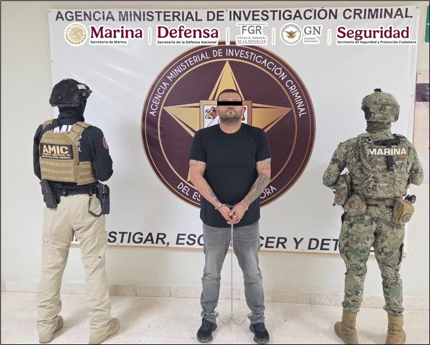 Capturan en Sonora a Martín Jesús “N”, integrante de “Los Gigios”