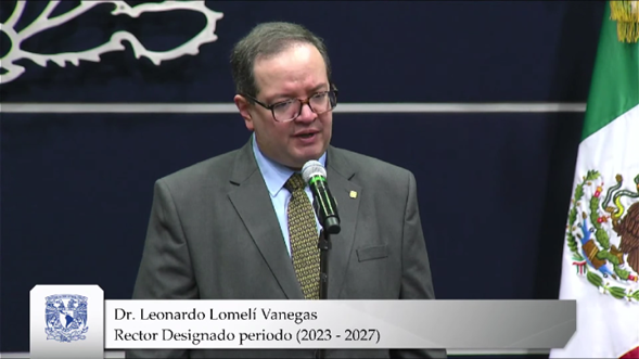 Leonardo Lomelí Venegas es elegido como nuevo rector de la UNAM