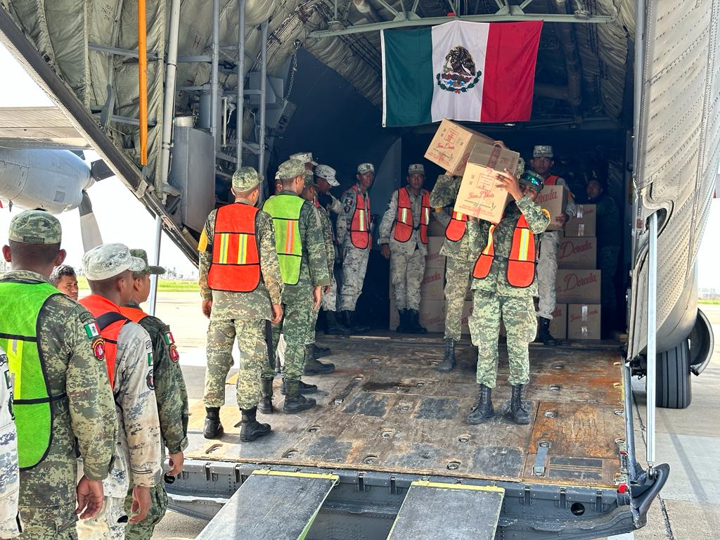 Se cumplen 4 días de labores del Gobierno Federal en atención a la población afectada tras el impacto de Otis en Acapulco