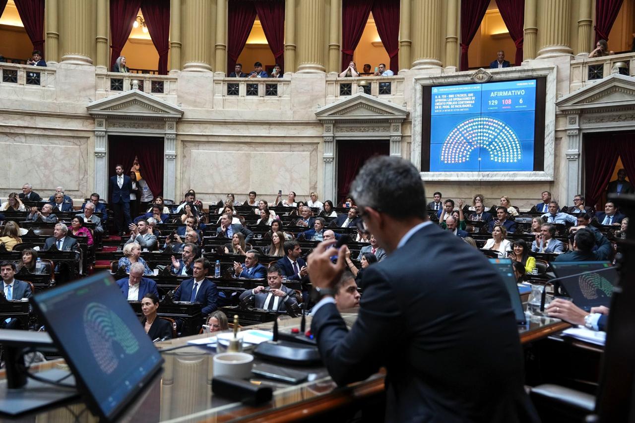 Aprueban Diputados de Argentina decreto presidencial para negociar nuevo préstamo con el FMI