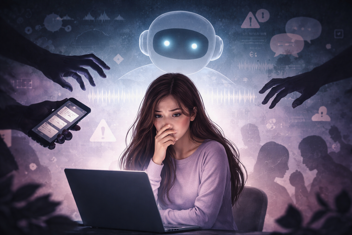 Advierte estudio que IA promueve nuevas formas de violencia contra mujeres y niñas