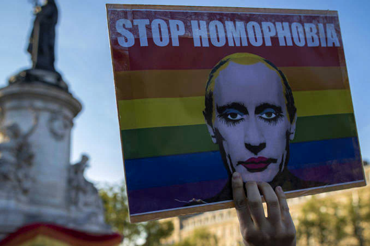 La homofobia en Rusia.