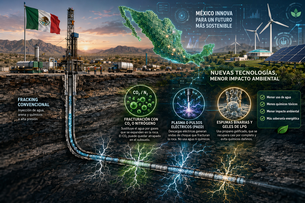 Apuesta Gobierno de México por nuevas tecnologías para aumentar producción de gas