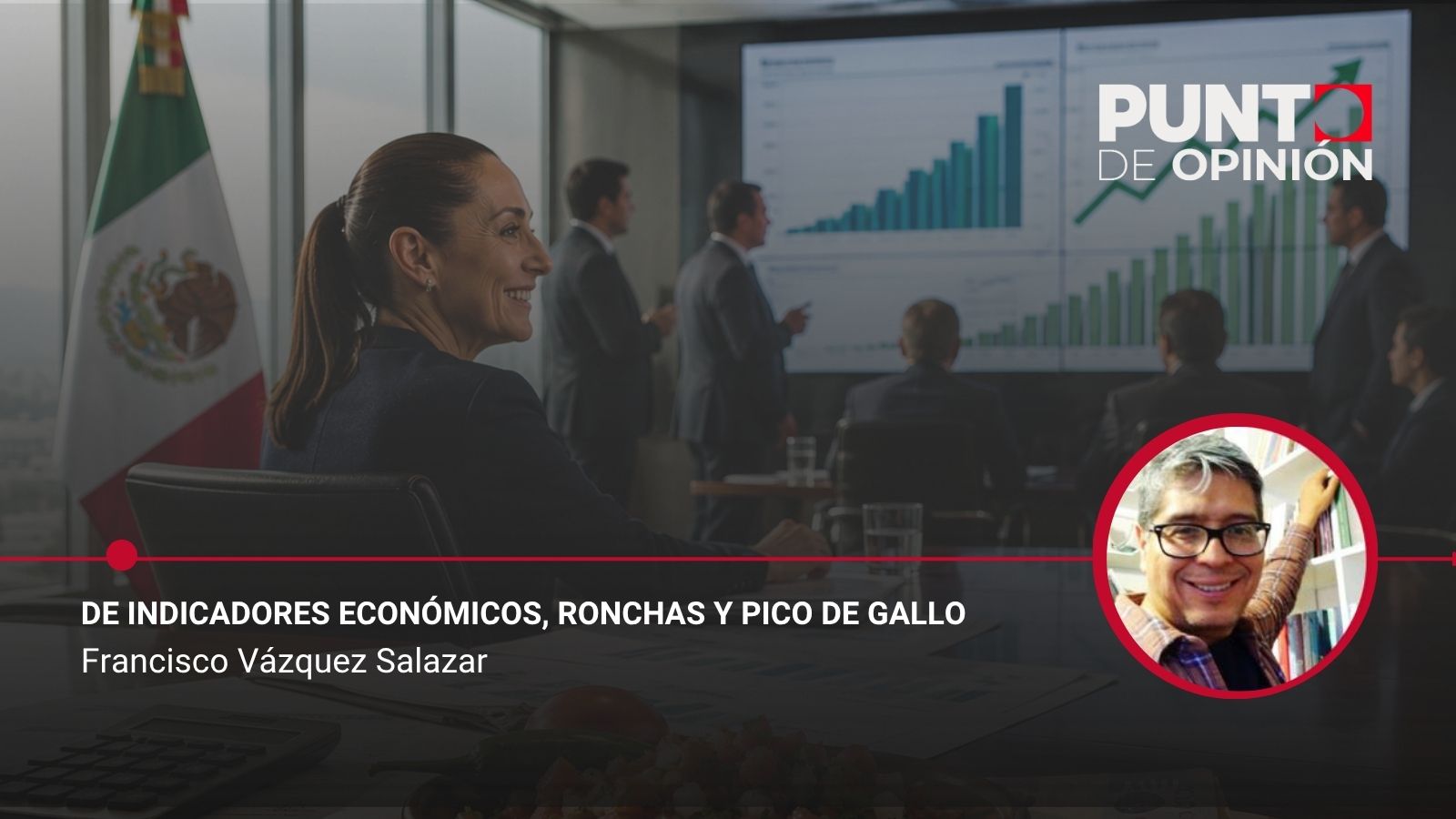 De indicadores económicos, ronchas y pico de gallo