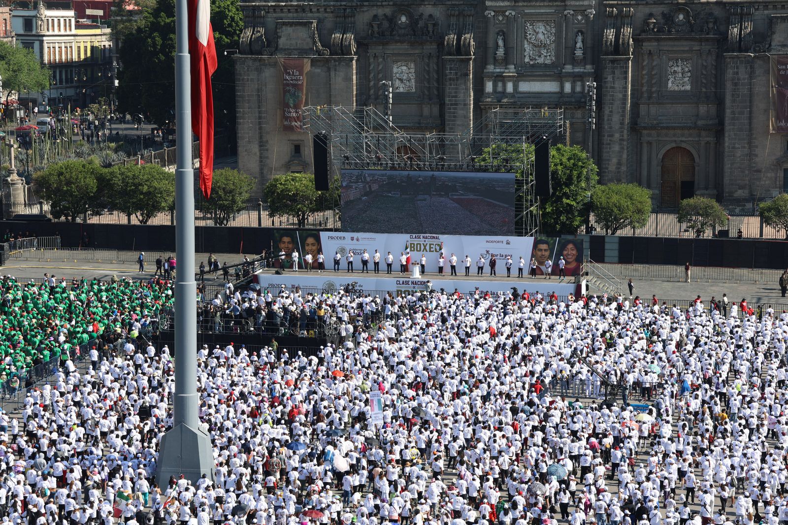 Rompe Clase Nacional de Boxeo récord mundial con participación de 500 mil personas