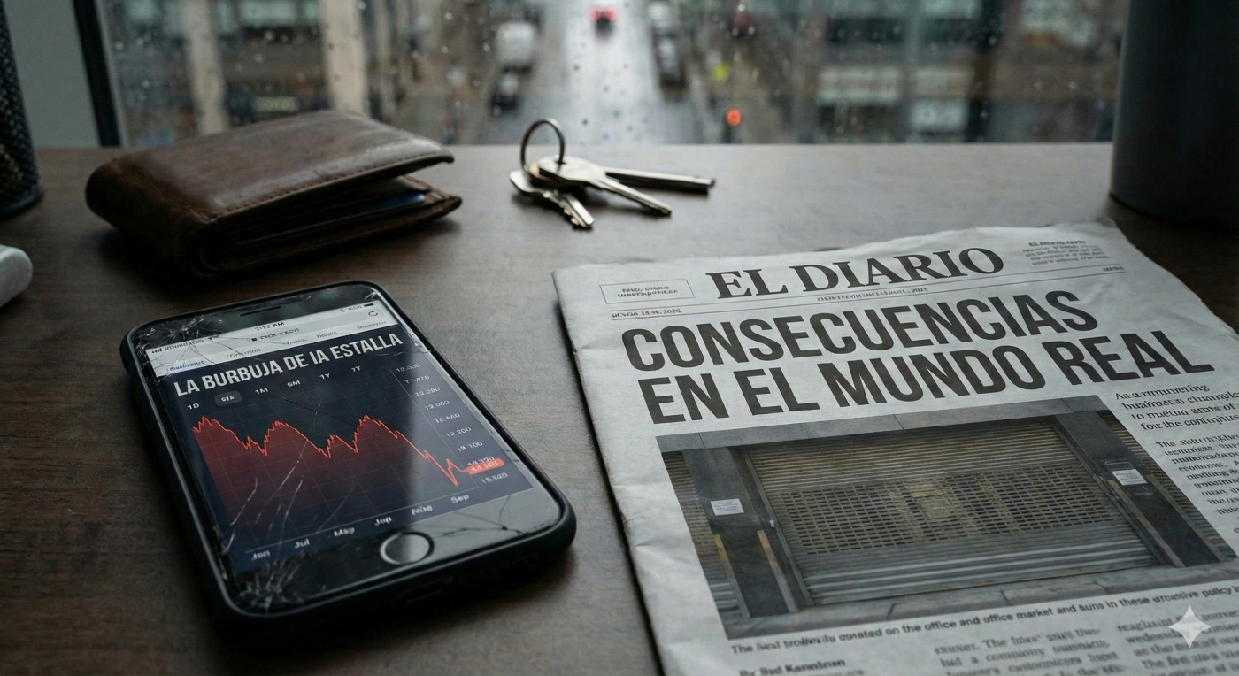 La burbuja de la IA, entre la fiesta de Wall Street y la advertencia de Michael Burry