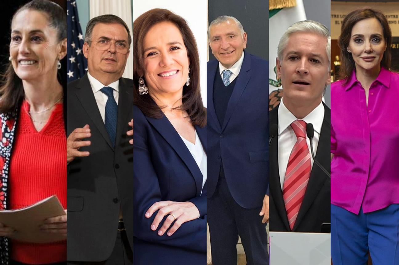 Los candidatos a la presidencia para el 2024
