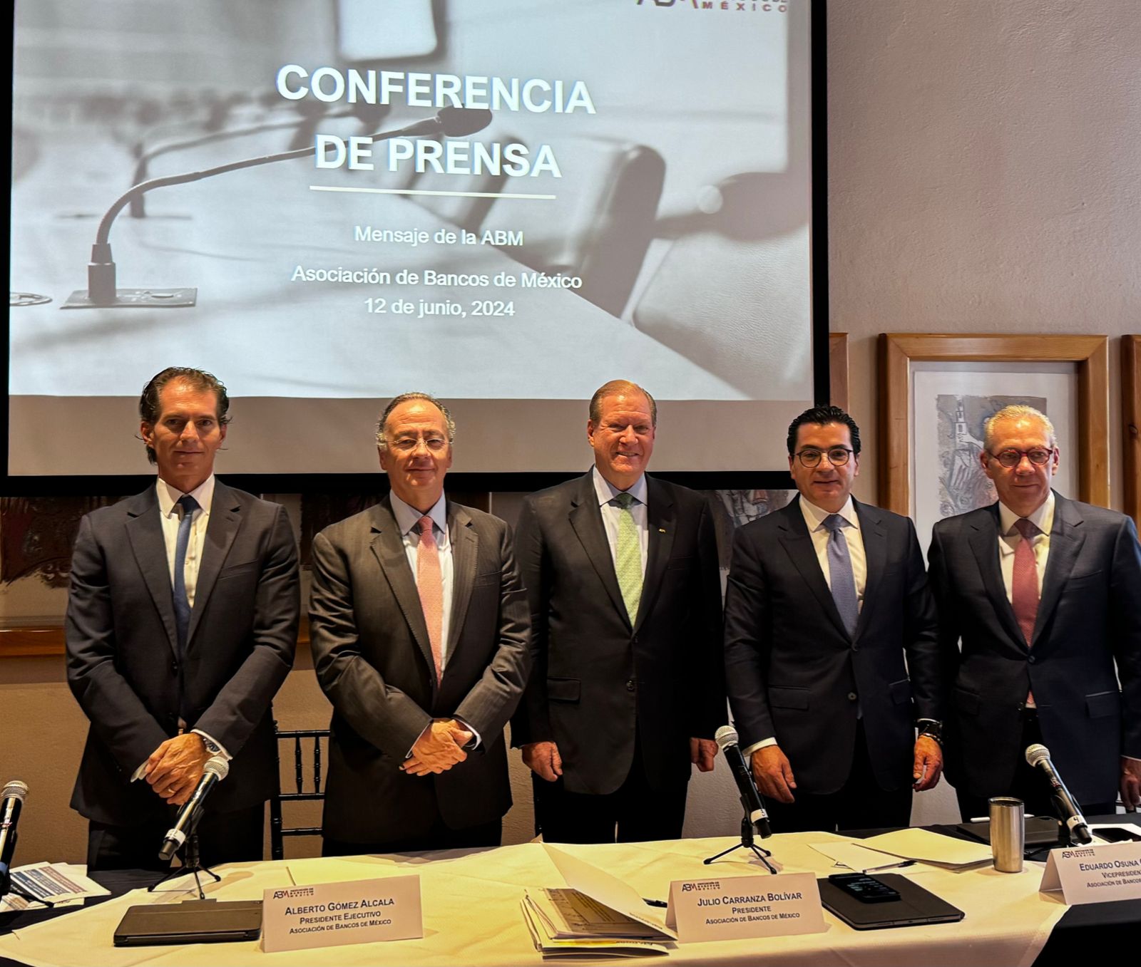 Reitera su confianza Asociación de Bancos de México en el próximo Gobierno de Claudia Sheinbaum
