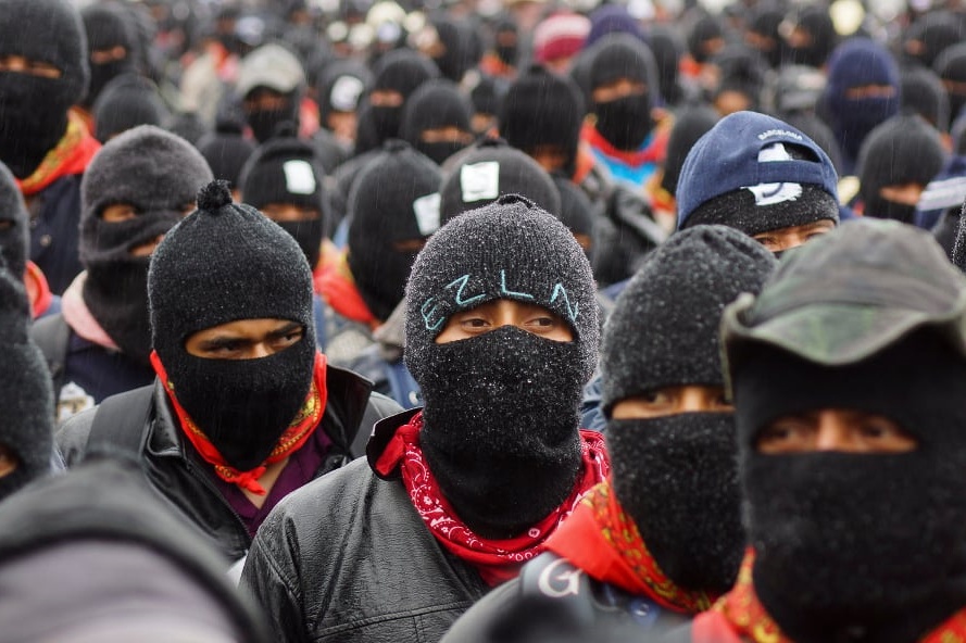 Festejan zapatistas los 29 años del levantamiento armado