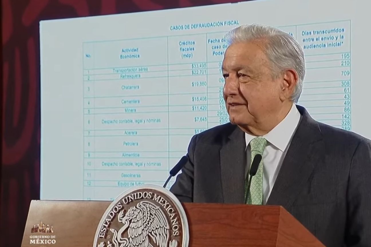 Denuncia López Obrador protección judicial a 13 empresas que adeudan más de 100 mil mdp a SHCP