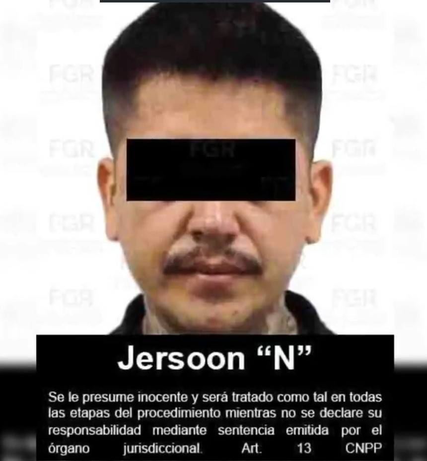 Obtiene FGR vinculación a proceso en contra de Jersoon “N” detenido como parte del Plan Michoacán