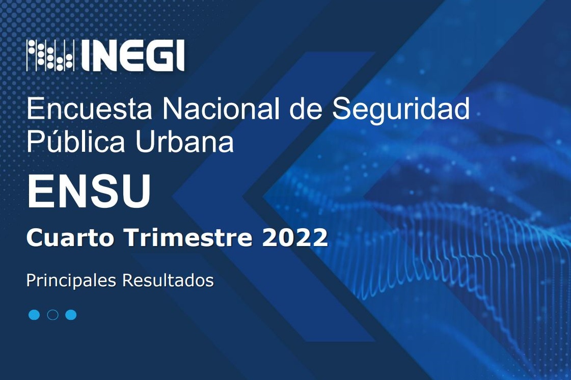 Cae percepción de inseguridad: INEGI