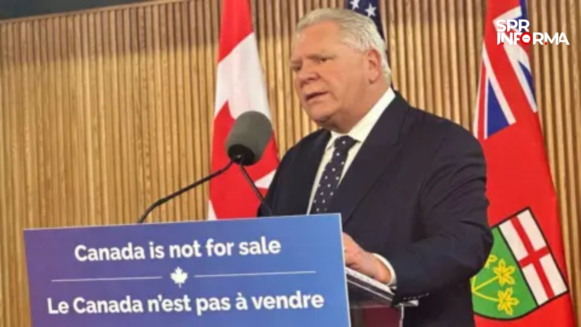 Amenaza primer ministro de Ontario con cortar el suministro de energía si Trump mantiene los aranceles