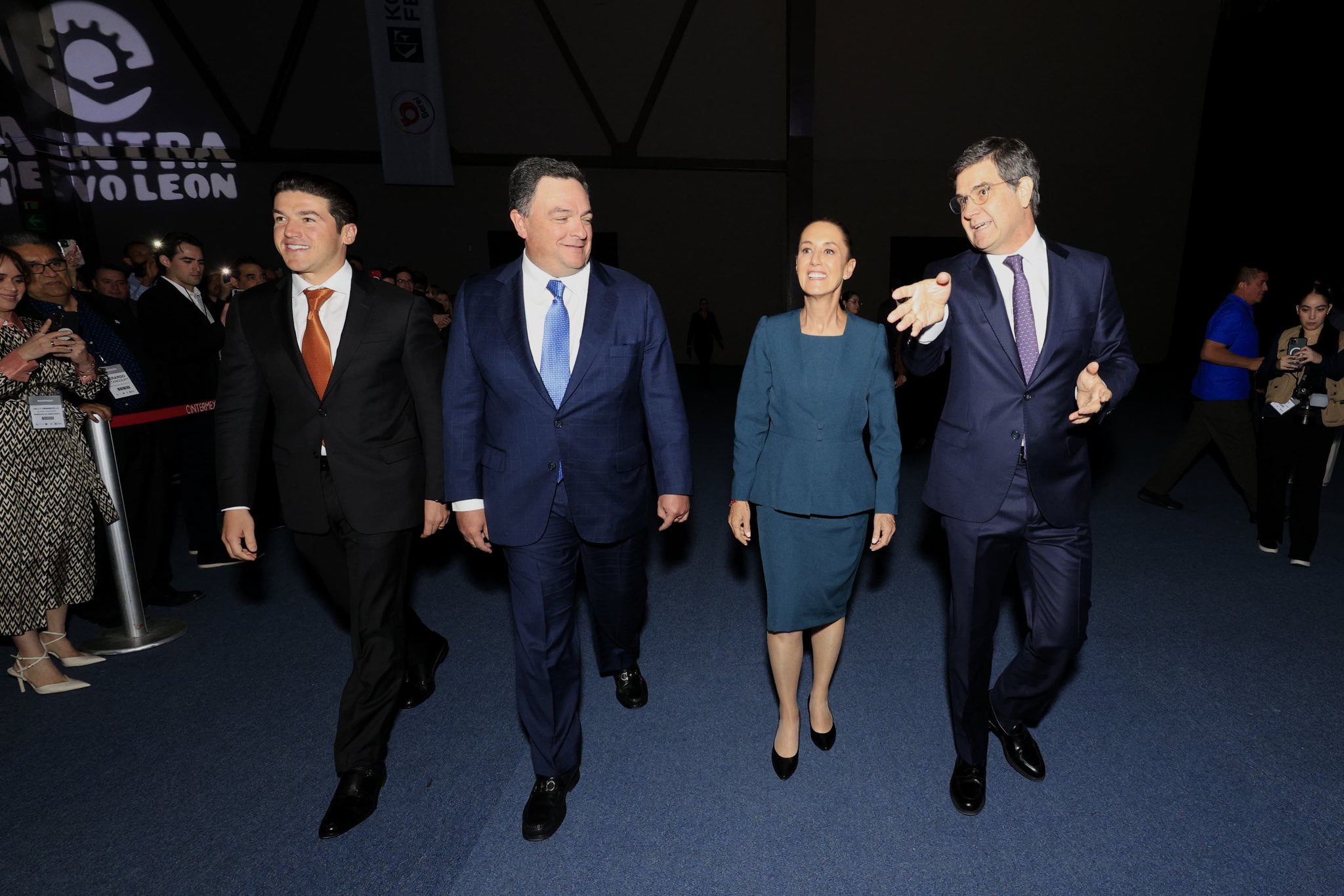 Destaca la presidenta Claudia Sheinbaum Plan México en encuentro con empresarios de Nuevo León
