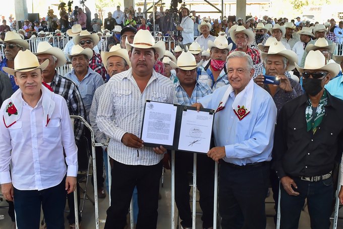 Restituye Gobierno de México 29 mil 241 hectáreas al pueblo yaqui