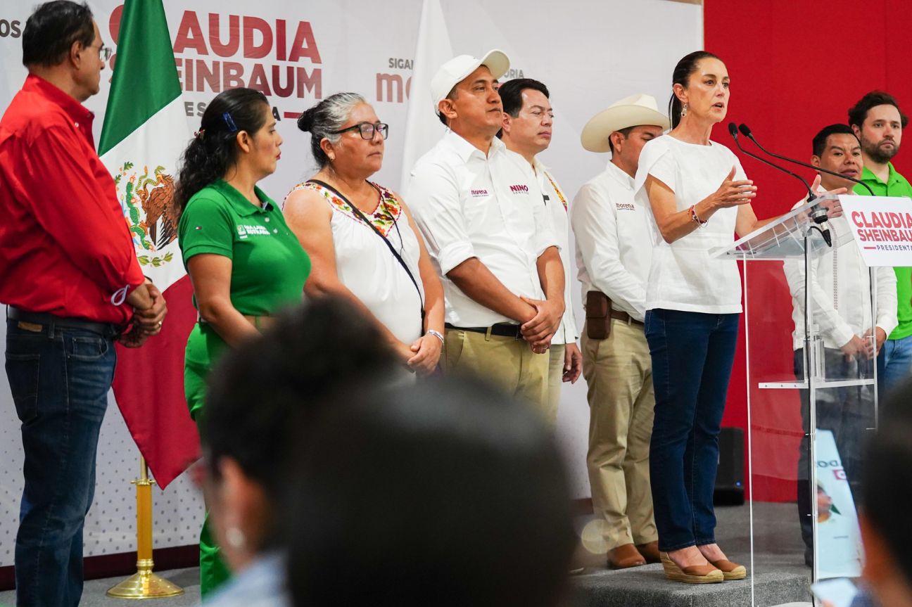 Responde Claudia Sheinbaum a ofensas de Javier Milei contra el presidente López Obrador