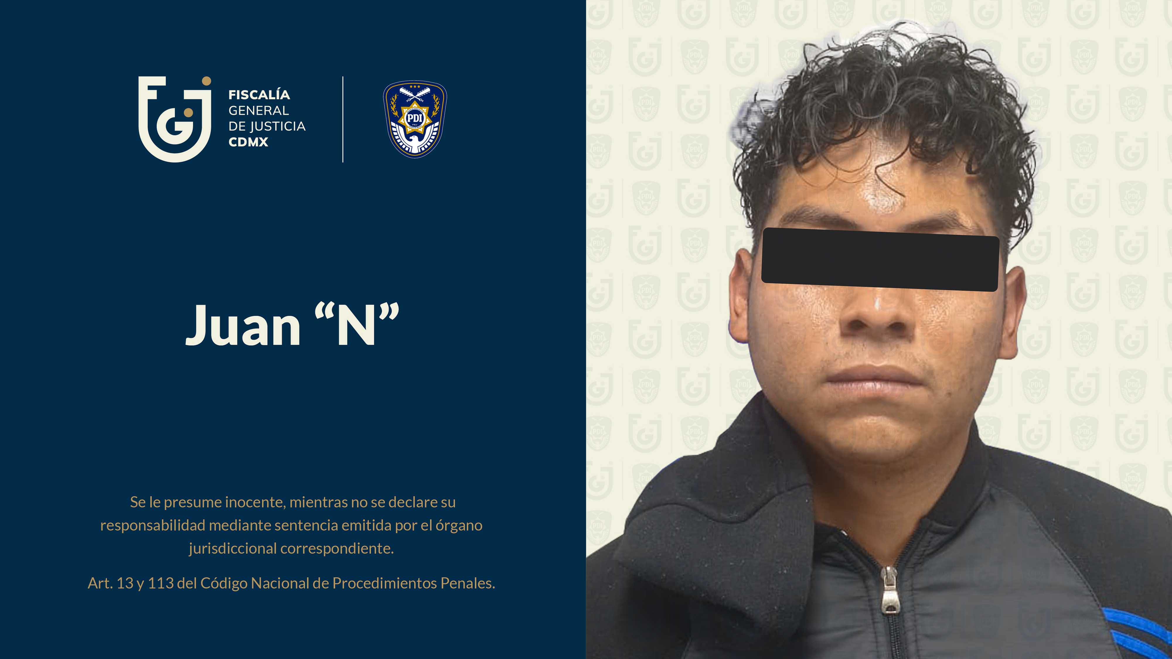 Defiende Fiscalía CDMX pruebas contra Juan Jesús “N” presunto feminicida de Edith Guadalupe