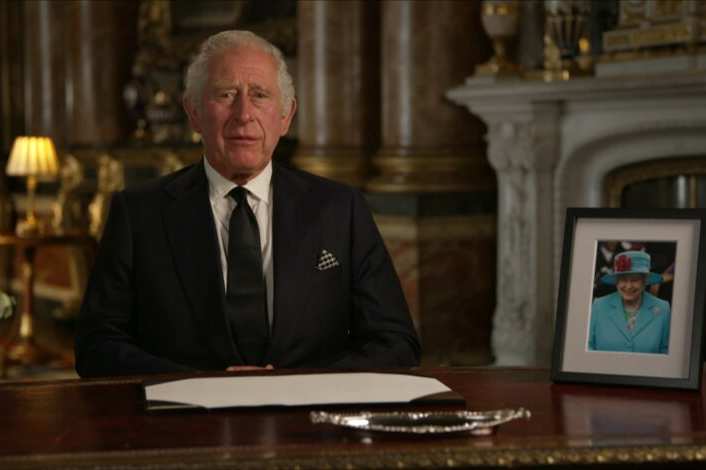 Carlos III emite su primer discurso como Rey del Reino Unido