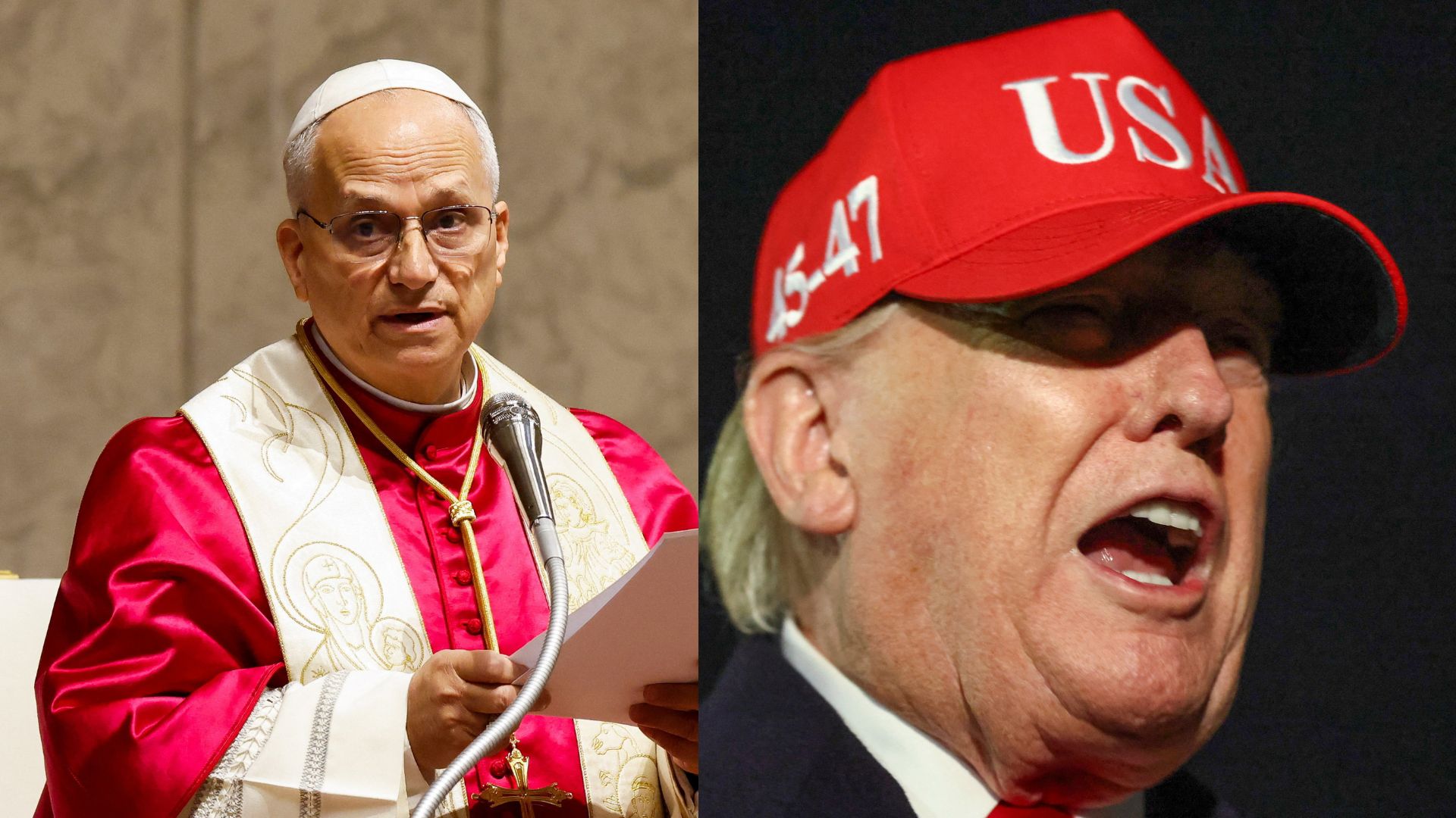 Arremete Trump contra el Papa León XIV tras críticas a su política migratoria y ofensiva en Irán