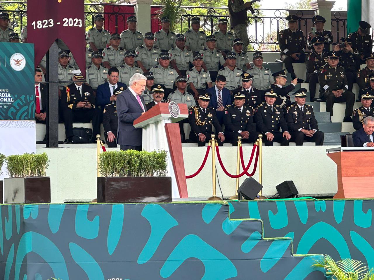 "No dejaré que se eche a perder" la Guardia Nacional: AMLO