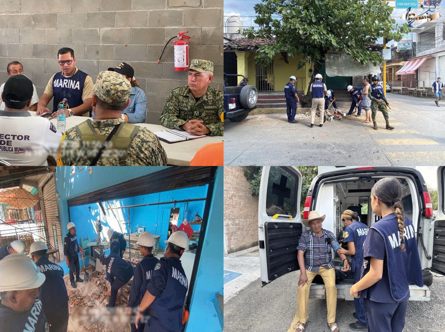 Implementan autoridades gubernamentales acciones de respuesta tras el sismo del 2 de enero