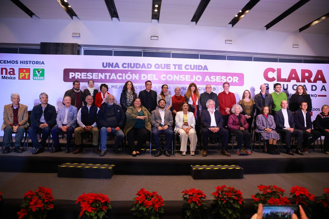 Nombra Clara Brugada consejo asesor para programa de gobierno de la CDMX