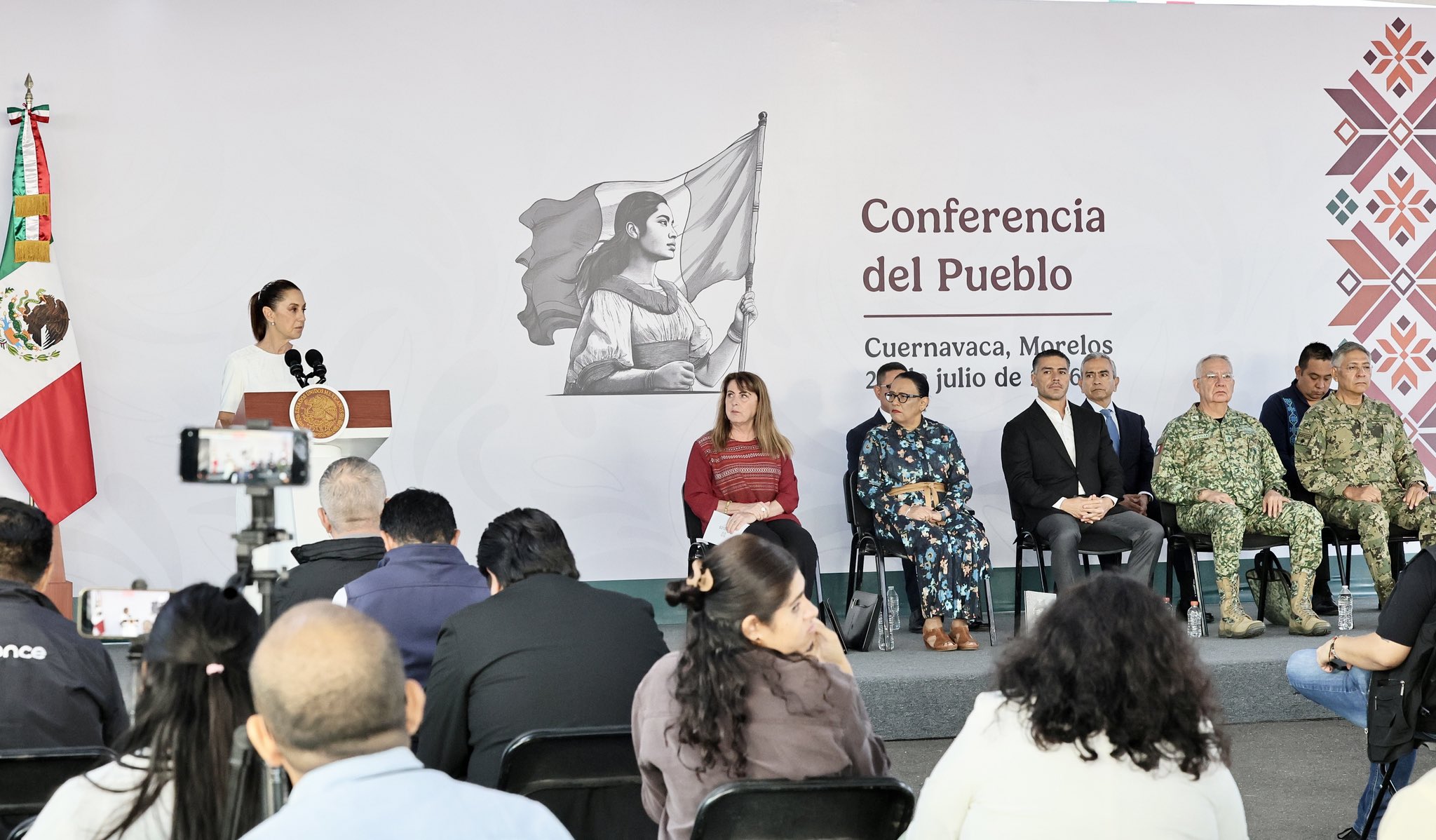 54% menos en homicidios dolosos en Morelos tras Plan Operativo Morelos: Claudia Sheinbaum